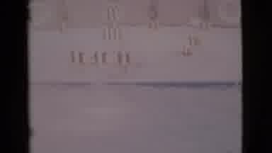 San Diego County California (1968): Four Dolphins Jump Out Of Water And Back In
