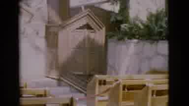 San Diego County California (1968): Parts Inside An Open-Air Chapel, Altar Pulpit