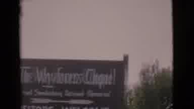 San Diego County California (1968): A Large Roadside Sign For The Wayfarers Chapel
