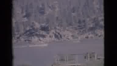 San Diego County California (1968): Two Boats Travelling Along A River In A Forest