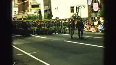 Vancouver Bc Canada (1968): An Army Men And Police Man Have A March Past In The