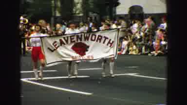 Vancouver Bc Canada (1968): Leavenworth Marching Band At Parade