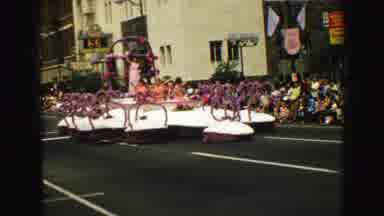 Vancouver Bc Canada (1968): A Chariot In Carnival Is Travelling Through Crowded