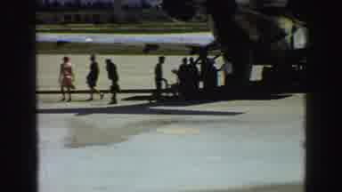 Vancouver Bc Canada (1968): Happy People In The Grass Watching Jets Flying In The