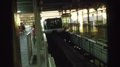 Vancouver Bc Canada (1968): People Riding In A Self-Moving Transport Vehicle On A