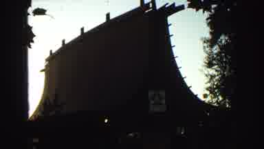 Vancouver Bc Canada (1968): Hut Near Trees Elevator Going Up Top Space Needle