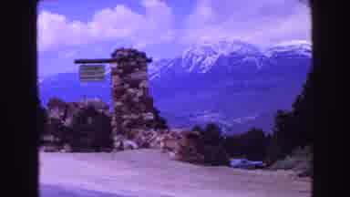 Vancouver Bc Canada (1968): Beautiful Mountains And Trees