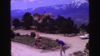 Vancouver Bc Canada (1968): View Of Two People Standing On Rocky Ledge On A Sunny