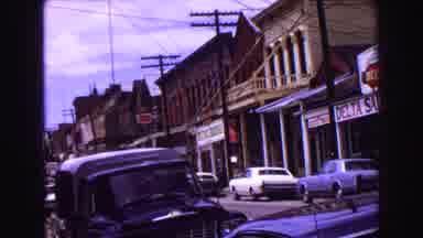 Vancouver Bc Canada (1968): Small Town Street View With Cars And Buildings, A