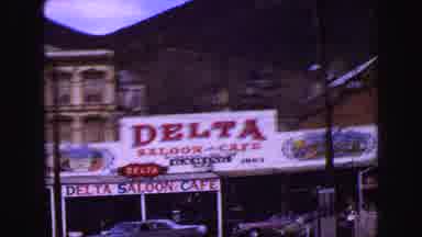 Vancouver Bc Canada (1968): View Of Small Town Surrounded By Dry Hilly Terrain