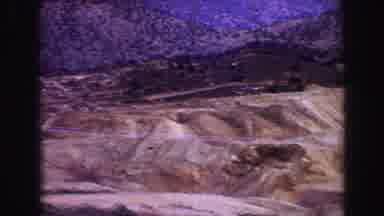 Vancouver Bc Canada (1968): Scenic View Of Mountains In The Distance Filmed From A