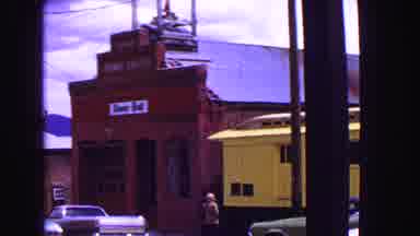 Vancouver Bc Canada (1968): Footage Of A Person Walking Toward An Old Fashioned