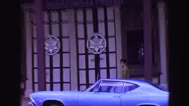 Vancouver Bc Canada (1968): Old Road And Blue Car