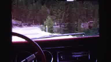 Vancouver Bc Canada (1968): Approaching View Of Mountains And Green Highway
