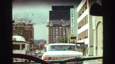 Vancouver Bc Canada (1968): Video Footage Of Several Cars In The Middle Of