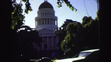 Vancouver Bc Canada (1968): They Are Showing A Video Of The White House And There