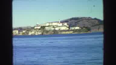 Vancouver Bc Canada-1968: Alcatraz Island View From San Francisco Bay