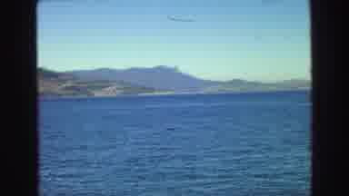 Vancouver Bc Canada (1968): Person On Boat Films Coastline Of Lake, Nothing