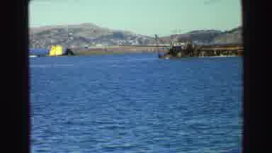 Vancouver Bc Canada (1968): View Of Golden Gate Bridge From A Boat With People On