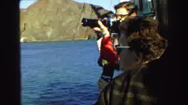 Vancouver Bc Canada (1968): Crowd On Boat Taking Pictures Under The San Francisco