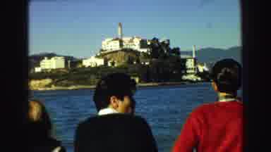 Vancouver Bc Canada (1968): Tourist Blue Sea Island View Alcatraz Prison Mountain