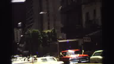 Vancouver Bc Canada (1968): A Large Building Traffic Jam Are There Near The Small