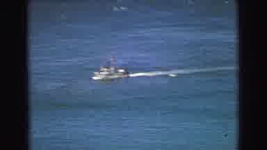 Vancouver Bc Canada (1968): View Of City And White Boat In Open Water On A Sunny