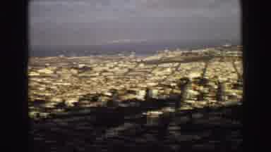 Vancouver Bc Canada (1968): Aerial View Of Landscape Overlooking Buildings And A