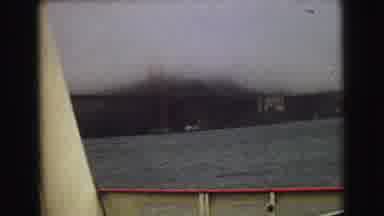 Vancouver Bc Canada (1968): View Of The Sea And Some Seagulls From A Boat With An