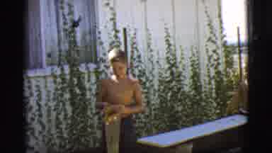 Cottonwood Arizona-1968: Two Boys Playing With A Piece Of Wood And A Saw