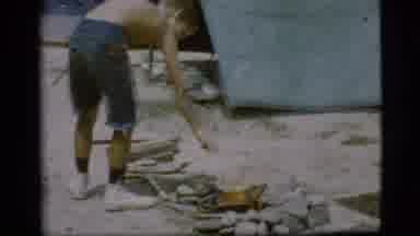 Cottonwood Arizona (1968): Boy Builds A Fire To Boil A Pot Of Potatoes