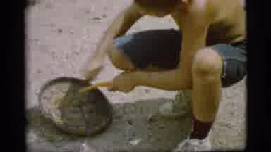 Cottonwood Arizona (1968): Boy Peeling A Carrot And Cooking It