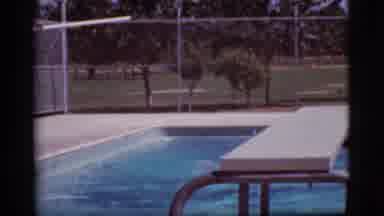 Cottonwood Arizona (1968): Group Of Children At A Swimming Pool With A Lifeguard