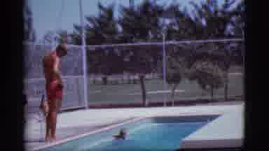 Cottonwood Arizona (1968): Local Public Swimming Pool From Vintage Fifties Home