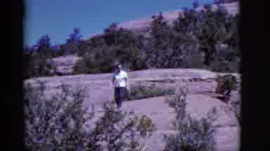 Arizona USA (1968): Woman Takes A Hike On A Sunny Day