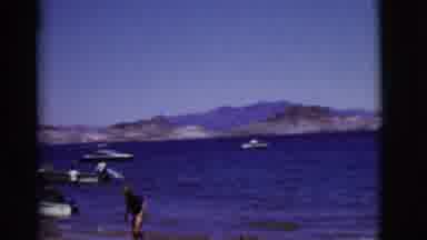 Arizona USA (1968): People Enjoying A Nice Afternoon At A Tranquil Local Lake