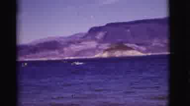 Arizona USA (1968): View Of The Mountains From The Purple Blue Ocean Seaplane On