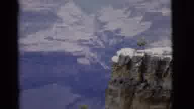 Arizona USA (1968): Overlooking A Canyon Near A Large Ravine