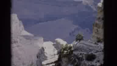 Arizona USA (1968): Aerial Flight Over Snow Covered Mountains And Beautiful Deep