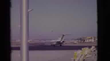 Arizona USA (1968): Video Of A Large Passenger Airplane Moving Slowly On A Runway