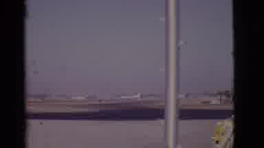 Arizona USA (1968): Old Airplane Right Before Taking Off
