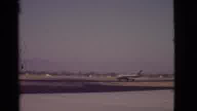 Arizona USA (1968): Small Passenger Plane Speeding Down A Runway Preparing To Take