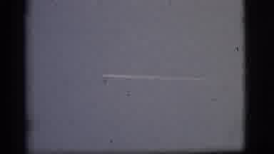 Flagstaff Arizona (1968): Plane Filmed From The Ground The Planes Fuel Stream Is