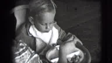 New Hampshire USA (1942): Child Being Fed A Food He Visually Is Not Attracted To