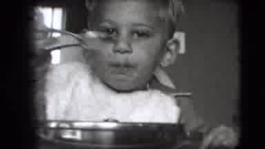 This baby's got skills - and a bowl to match his ego!