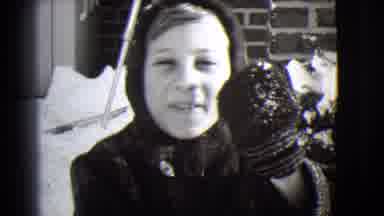 Buffalo New York (1944): A Black And White Video IÃ¢â¬â¢D A Kid Outside In Snow All
