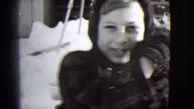 Buffalo New York (1944): Boy Smiling Holding A Shovel To Clear Out The Snow