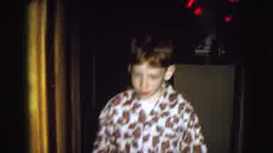 Lynbrook New York USA (1976): Children In Pajamas Preparing To Say Prayers At