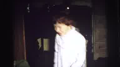 Lynbrook New York USA (1976): Two Young Boys In Pajamas Approach A Decorated