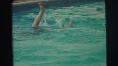 Yellowstone Wyoming USA (1971): Enjoying A Beautiful And Sunny Day By The Pool